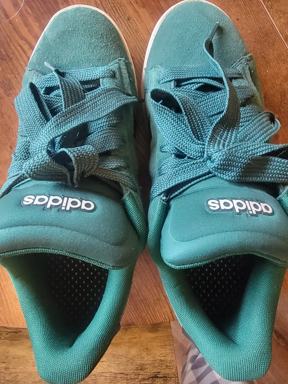 Adidas Green Suede Campus Sneakers